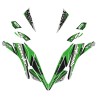 KIT GRAFICHE ORIGINALI NCX PER QUAD MONSTER SUPER WELL VERDE IN PVC 55 MICRON