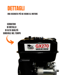 Motore Completo con Avviamento Elettrico Toro Motori Tmhd270Av