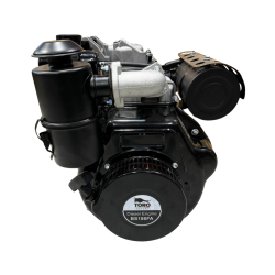 MOTORE COMPLETO DIESEL 10 HP CON AVVIAMENTO A STRAPPO TORO MOTORI TIPO YANMAR TMYD186 CONICO 23mm