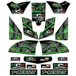 KIT GRAFICHE NCx T-REx VERDE IN PVC 55 micron
