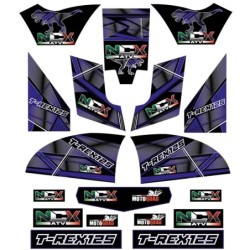 KIT GRAFICHE NCx T-REx BLU IN PVC 55 micron