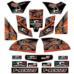 KIT GRAFICHE NCx T-REx ARANCIO IN PVC 55 micron