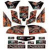 KIT GRAFICHE NCx T-REx ARANCIO IN PVC 55 micron