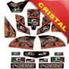 Kit Grafiche Ncx T-Rex Arancio In Cristal
