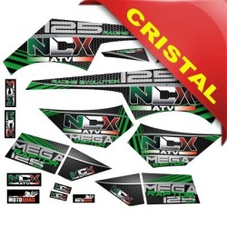 Kit Grafiche Ncx Mega Raptor Verde In Cristal