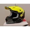 Casco Motocross One Helmets Racing Moto Giallo Fluo Nero