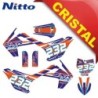 KIT GRAFICHE NCx SxR 140cc 17/14 ARANCIO / BLU IN CRISTAL NITTO ®