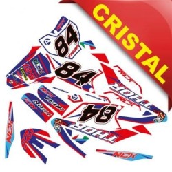 KIT GRAFICHE NCx THOR 125cc 17/14 ROSSO / BLU IN CRISTAL