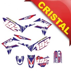 KIT GRAFICHE NCx CRx 125cc 17/14 BLU / ROSSO IN CRISTAL