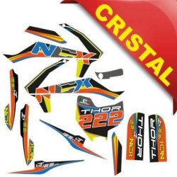 KIT GRAFICHE NCx THOR 125cc 14/12 ARANCIO IN CRISTAL