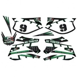 KIT GRAFICHE NCx Mx TWISTER VERDE IN PVC 55 micron