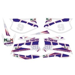 KIT GRAFICHE NCx Mx TWISTER BLU IN PVC 55 micron