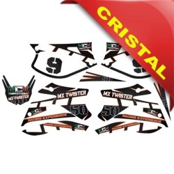Kit Grafiche Ncx Mx Twister Arancio In Cristal