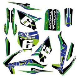 KIT GRAFICHE NCx THOR 50 VERDE NERO IN PVC 55 micron
