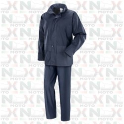 Completo Antipioggia Nylon Pvc Blu