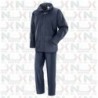 Completo Antipioggia Nylon Pvc Blu