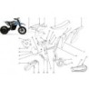 Plastica Finto Serbatoio Minicross Elettrico Lion