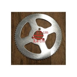 Corona Minimoto 72 Denti Passo Piccolo Miniatv Miniquad Catena