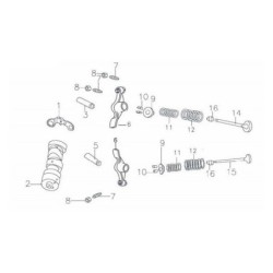 set completo valvole testa blocco motore 110cc kayo atv quad pit bike