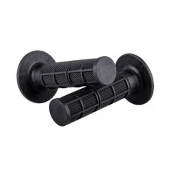 MANOPOLE IN GOMMA NERE PER MANUBRIO PIT BIKE 22mm