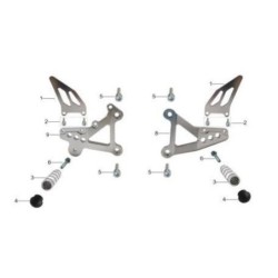 Set Completo Pedaline Cnc Minigp Kayo