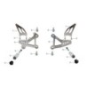 Set Completo Pedaline Cnc Minigp Kayo