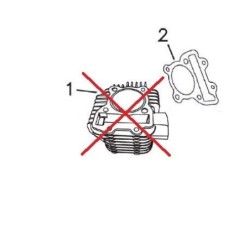GUARNIZIONE BASE DEL CILINDRO Yx 170cc - blocco motore pit bike krz 170 kayo 4 tempi