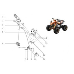 MANUBRIO QUAD 125 SPORT - miniquad atv