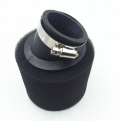 FILTRO IN SPUGNA 37-38mm 45° per carburatore mikuni 16 19 22 pit bike cross quad 4 tempi aria lavabile