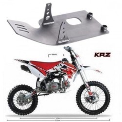 PARACOLPI PROTEZIONE ferro verniciato SOTTO MOTORE PIT BIKE KRZ BSE SCORPION 4 TEMPI