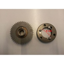 RUOTA LIBERA VOLANO Kayo QUAD 110 125 150 INGRANAGGIO TESTA 4 TEMPI