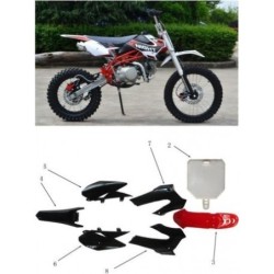 Carene Scorpion Pit Bike Plastiche Complete Carena Cross 125