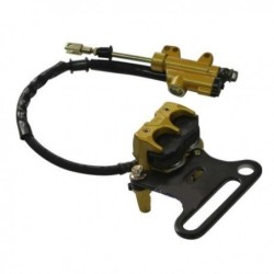 Set Freno Posteriore Pit Bike Orion Pinza Pastiglie Tubo Pompa Freni