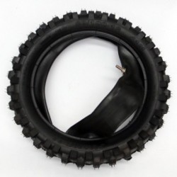 01Pz GOMMA PIT BIKE 3.00x10 o 80/100-10 POSTERIORE COPERTONE GOMME CROSS