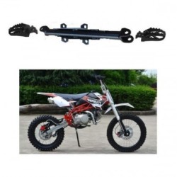Set Pedaline E Supporto Pit Bike Scorpion Destra E Sinistra Poggia Piedi