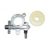 Kit Pompa Olio per Motosega 25CC Ingranaggio Vite Senza Fine Lubrificazione Catena