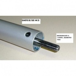 80cm Asta 26mm Ricambio per Decespugliatore Multifunzione Ingranaggio 7 Denti