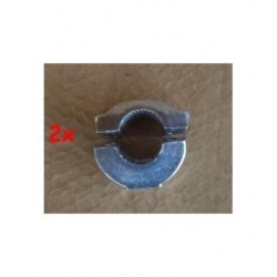 COPPIA SUPPORTI MANUBRIO MINICROSS 10" - TIGER minimoto cross 49cc