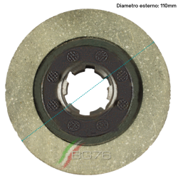 Ricambio Disco Frizione Mozzo Alto Motozappa Casorzo Cu7 6 (30X26) Diametro 110Mm