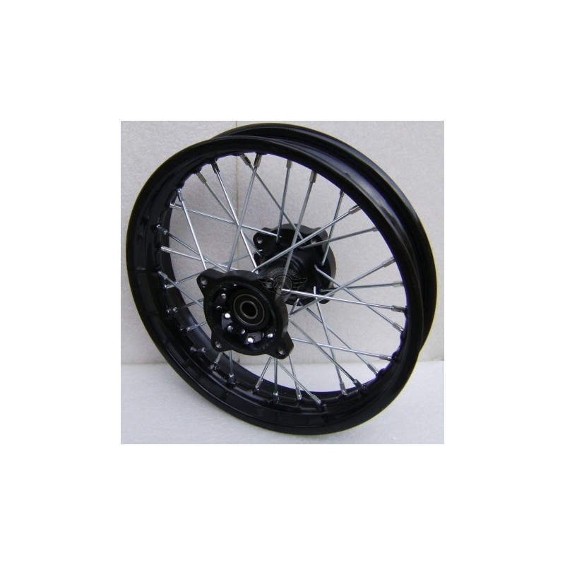 CERCHIO SDG KAYO BSE 12" PITBIKE POSTERIORE PERNO RUOTA DA 15mm 30 RAGGI PER GOMME 80/100-12
