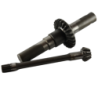 Coppia Conica Inferiore Pignone Corona Albero Asse Inferiore Liscio Motocoltivatore Goldoni Fresa 21 Rif. Orig. 4899+21.02679