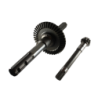 Coppia Conica Pignone Corona Albero Asse Motocoltivatore Goldoni Fresa 28 Denti 11 41 Rif. Orig. 40414-40413