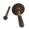 Coppia Conica Pignone Corona Albero Asse Motocoltivatore Goldoni Fresa 60 Denti 12 41