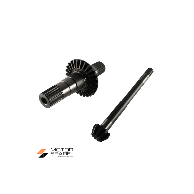 Coppia Conica Pignone Corona Albero Asse Integrale Motocoltivatore Pasquali 598 Denti 9 26