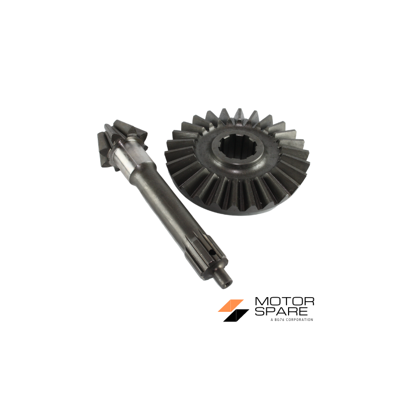 Coppia Conica Pignone Corona Motocoltivatore Ferrari 74 75 Denti 8 26