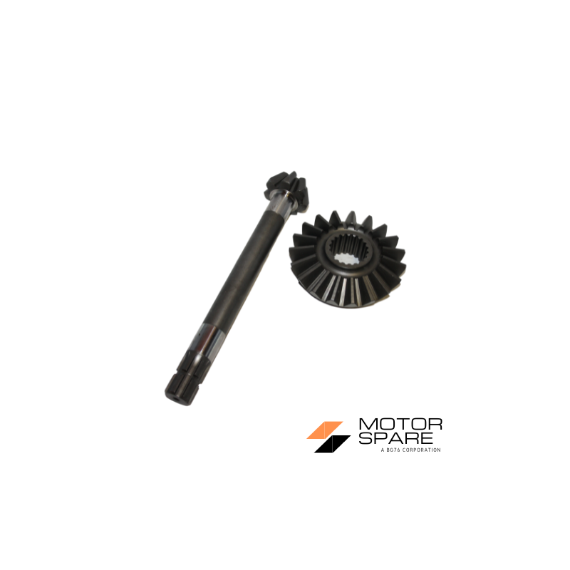 Coppia Conica Pignone Corona Motocoltivatore Bertolini 310S Denti 7 19