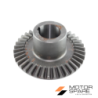 Coppia Conica Pignone Corona Motocoltivatore Agria 1900 3800 Denti 10 38