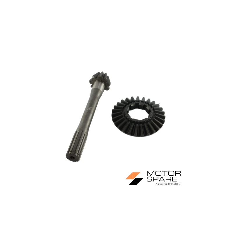 Coppia Conica Inferiore Pignone Corona Motozappa Barbieri Condor Esagono 35mm Denti 9 27 Rif. Orig. 04062-01011