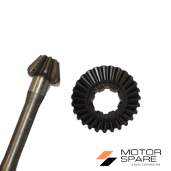 Coppia Conica Inferiore Pignone Corona Motozappa Barbieri Condor Esagono 35mm Denti 9 27 Rif. Orig. 04062-01011