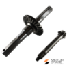 Coppia Conica Pignone Corona Albero Asse Sottochioma Muletto Motozappa Brumi Denti 8 26 Esagono 32mm